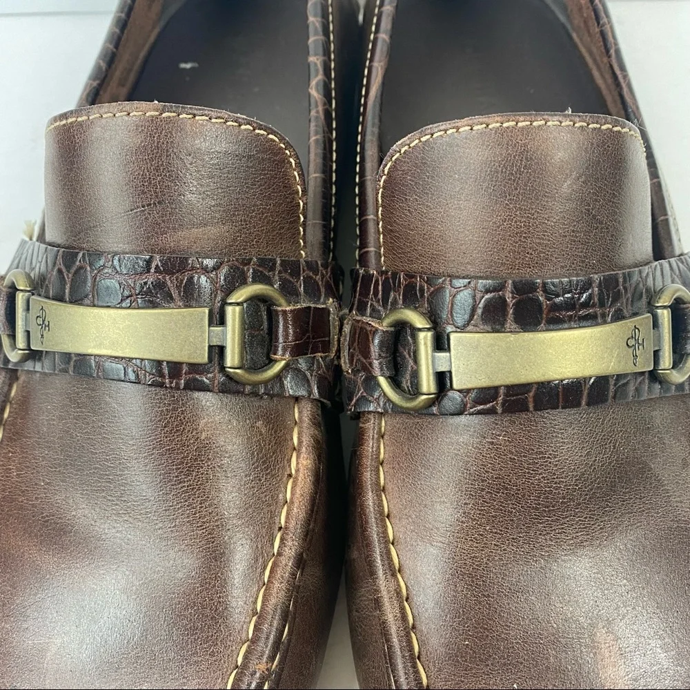 Cole Haan Venetian Loafer Men's 10 M French Roast Brown Loafers Buckle C11396